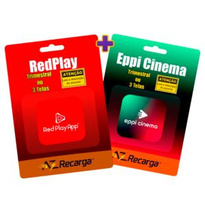 Combo RedPlay + Eppi Trimestral ou 3 Telas